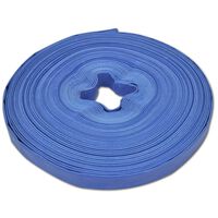 vidaXL Manguera plana 100 m 1" PVC