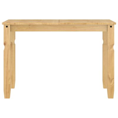 vidaXL Mesa de comedor Corona madera maciza de pino 112x60x75 cm