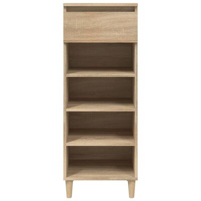 vidaXL Mueble zapatero madera contrachapada roble Sonoma 40x36x105 cm