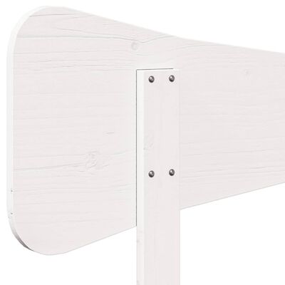 vidaXL Cabecero de cama madera maciza de pino blanco 75 cm