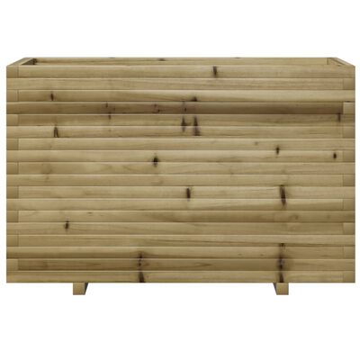 vidaXL Jardinera madera de pino impregnada 110x40x72,5 cm