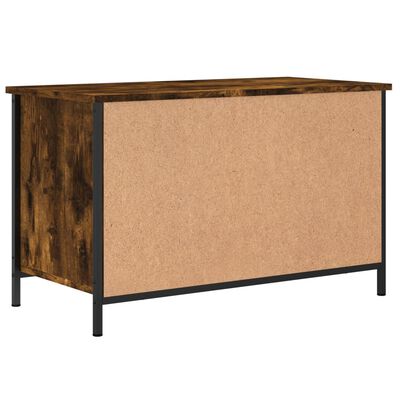 vidaXL Mueble para TV madera contrachapada roble ahumado 80x40x50 cm