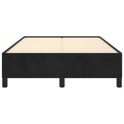 vidaXL Estructura de cama sin colchón terciopelo negro 120x200 cm