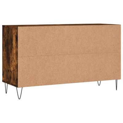 vidaXL Mueble zapatero madera contrachapada roble ahumado 102x36x60 cm