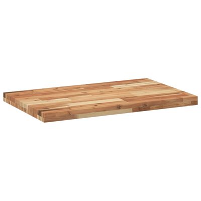 vidaXL Encimera tocador baño madera acacia acabado aceite 120x50x4 cm