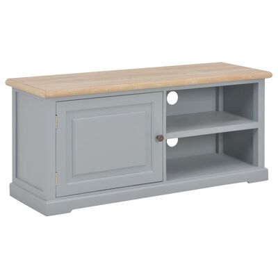 vidaXL Mueble para TV de madera gris 90x30x40 cm