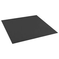 vidaXL Forro de arenero negro 100x100 cm