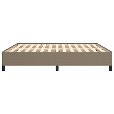 vidaXL Estructura de cama de tela gris taupe 180x200 cm