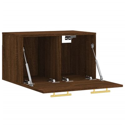 vidaXL Armario de pared madera ingeniería marrón roble 60x36,5x35 cm