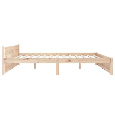 vidaXL Estructura de cama madera maciza 180x200 cm