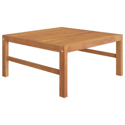 vidaXL Set de muebles de jardín 6 pzas madera de teca y cojines gris