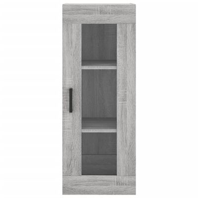 vidaXL Armario de pared gris Sonoma 34,5x34x90 cm