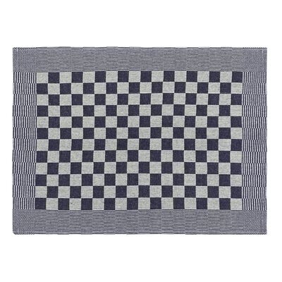 vidaXL Paños de cocina 50 uds algodón azul y blanco 50x70 cm