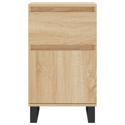 vidaXL Aparadores 2 uds madera de ingeniería roble Sonoma 40x35x70 cm