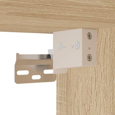 vidaXL Armario de pared madera ingeniería roble Sonoma 60x36,5x35 cm