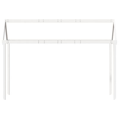 vidaXL Techo de cama infantil madera maciza blanco 207x80,5x151,5 cm