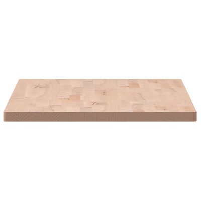 vidaXL Encimera de baño madera maciza de haya 100x50x2,5 cm