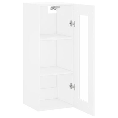 vidaXL Armario de pared blanco 34,5x34x90 cm