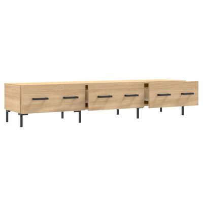 vidaXL Mueble de TV madera de ingeniería roble Sonoma 150x36x30 cm