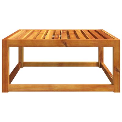 vidaXL Mesa de jardín madera maciza de acacia 65x65x29 cm