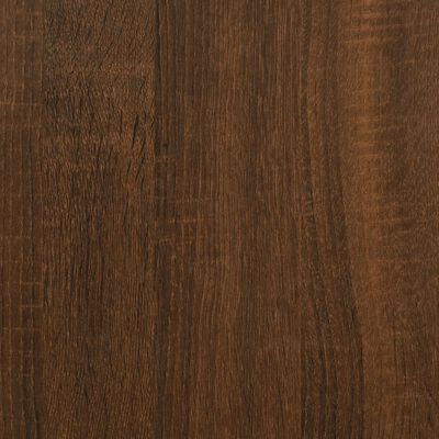 Mueble zapatero madera contrachapada marrón roble 75x35x45 cm vidaXL650314
