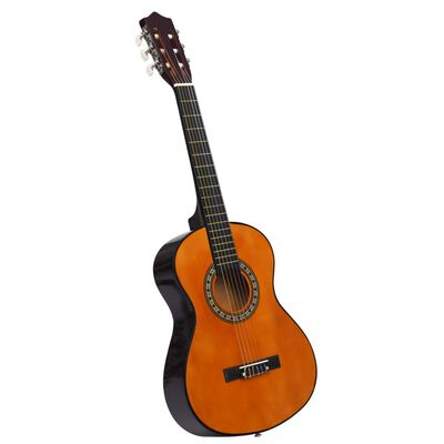 vidaXL Guitarra clásica para principiante y niño con funda 1/2 34"