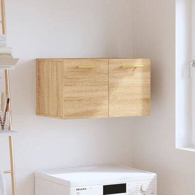 vidaXL Armario de pared madera ingeniería roble Sonoma 60x36,5x35 cm