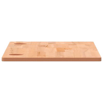 vidaXL Tablero de escritorio madera maciza de haya 80x40x1,5 cm