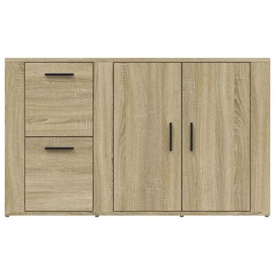 vidaXL Aparador madera contrachapada roble Sonoma 100x33x59,5 cm