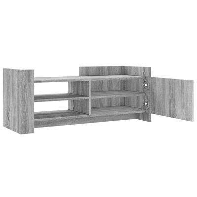 vidaXL Mueble de TV madera contrachapada gris Sonoma 100x35x40 cm