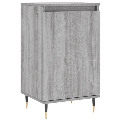 vidaXL Aparadores 2 uds madera de ingeniería gris Sonoma 40x35x70 cm