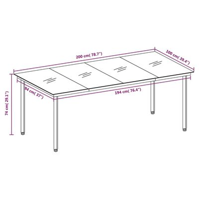 vidaXL Juego de comedor de jardín 7 piezas con cojines gris y negro