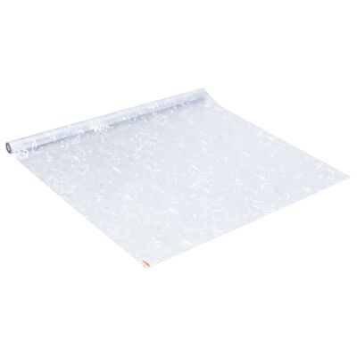 vidaXL Láminas de ventana esmerilada 4 uds PVC patrón de flores