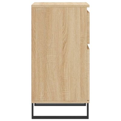 vidaXL Aparadores 2 uds madera de ingeniería roble Sonoma 40x35x70 cm