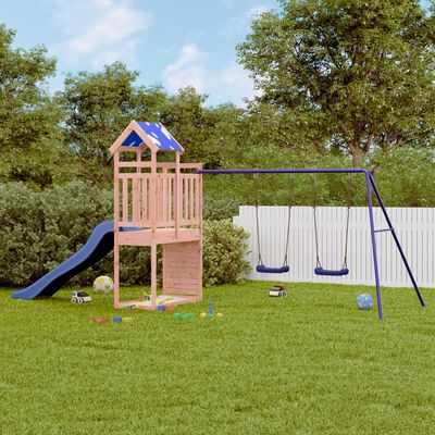 vidaXL Parque infantil de exterior madera maciza Douglas3156935