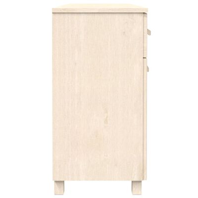 vidaXL Aparador HAMAR madera de pino maciza marrón miel 113x40x80 cm