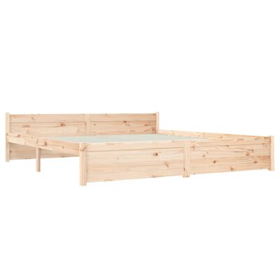 vidaXL Estructura de cama madera maciza 180x200 cm