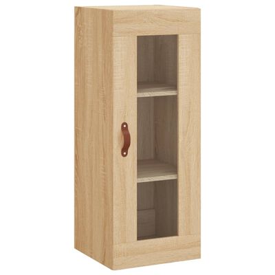 vidaXL Armario de pared roble Sonoma 34,5x34x90 cm