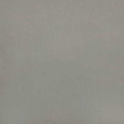 vidaXL Cabecero de terciopelo gris claro 93x16x78/88 cm