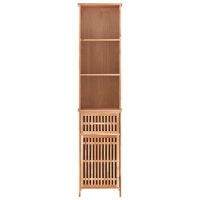 vidaXL Mueble de baño madera maciza de nogal 42x29x182 cm