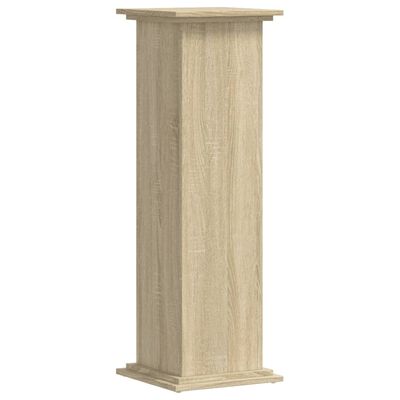 vidaXL Soportes de plantas madera ingeniería roble Sonoma 33x33x100 cm