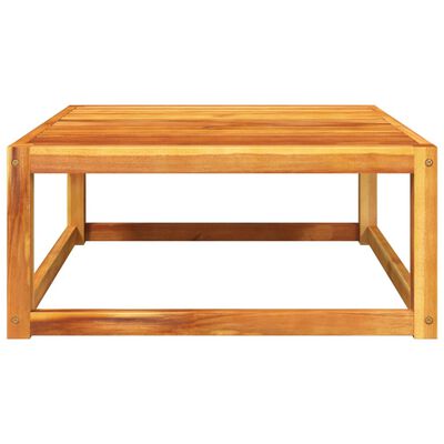 vidaXL Mesa de jardín madera maciza de acacia 65x65x29 cm