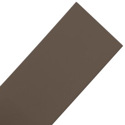 vidaXL Borduras de jardín 4 uds polietileno marrón 10 m 15 cm