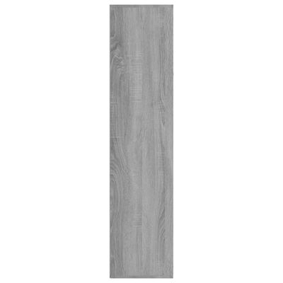 vidaXL Estantería/Aparador madera contrachapada gris 66x30x130 cm