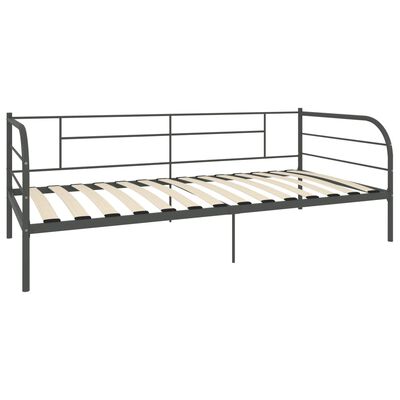 vidaXL Estructura de cama sin colchón metal blanco 90x200 cm