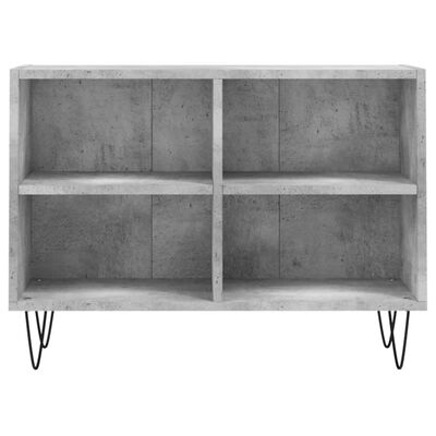 vidaXL Mueble de TV madera de ingeniería gris hormigón 69,5x30x50 cm