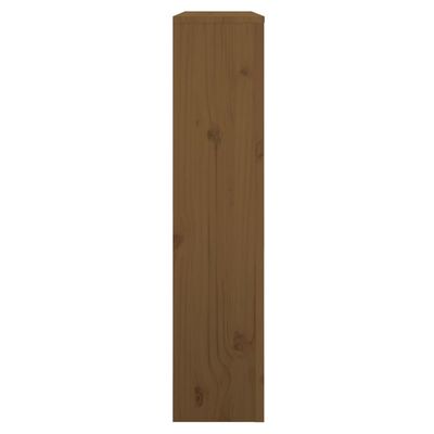 vidaXL Cubierta de radiador madera maciza de pino blanco 79,5x19x84 cm