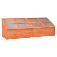 vidaXL Invernadero de madera 180x57x62 cm