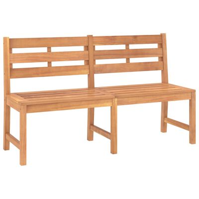 vidaXL Juego de comedor para jardín 5 piezas madera maciza de teca