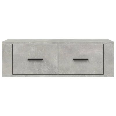 vidaXL Mueble de TV colgante madera gris hormigón 80x36x25 cm